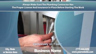 Professional Plumber - Awesome Video Commercial For 5