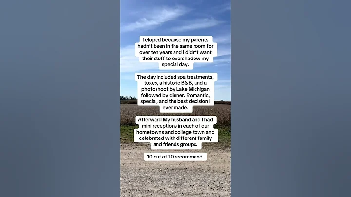 Would you elope then do mini receptions later? I still think about how perfect it was #elopement