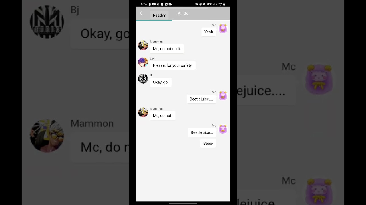 Say My Name (Beetlejuice) Obey Me! Lyric Prank || Ft. everyone & F!Mc || Read Desc