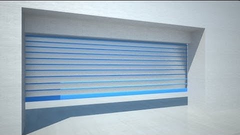 Shutter Roller Blind 3D Animation