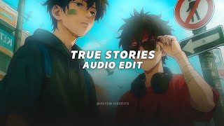 Ap Dhillon ft. Shinda Kahlon - True Stories - { Audio edit }