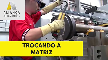 Como funciona uma extrusora de alumínio?