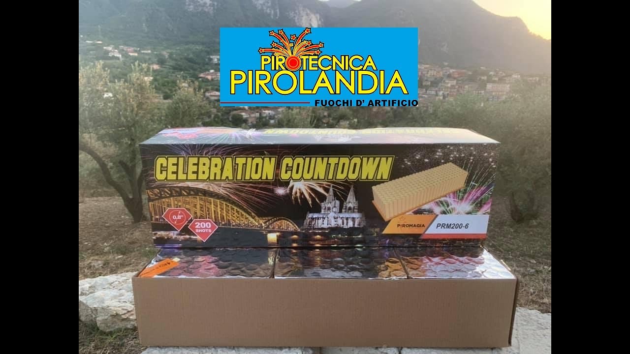 CELEBRATION COUNTDOWN 200 colpi - Pirotecnica PIROLANDIA