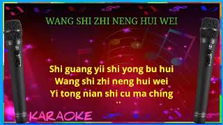 Wang shi zhi neng hui wei - karaoke no vokal cover tos pinyin 