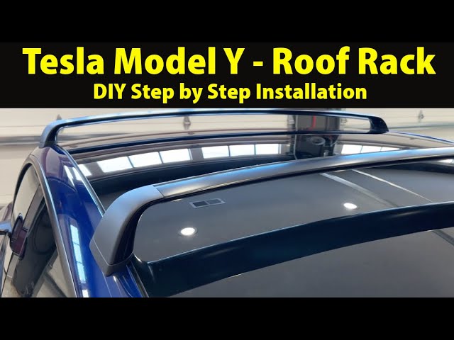 Hvordan montere takstativ - Tesla Model Y (How to install a roof rack on  Model Y) 
