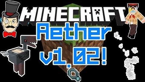 Minecraft AETHER MOD v1.02 Update! Moa Fixes, Freezing Ice Pendants & New Whirlwind Mob!