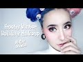 Frosty winter makeup tutorial    niken nicula