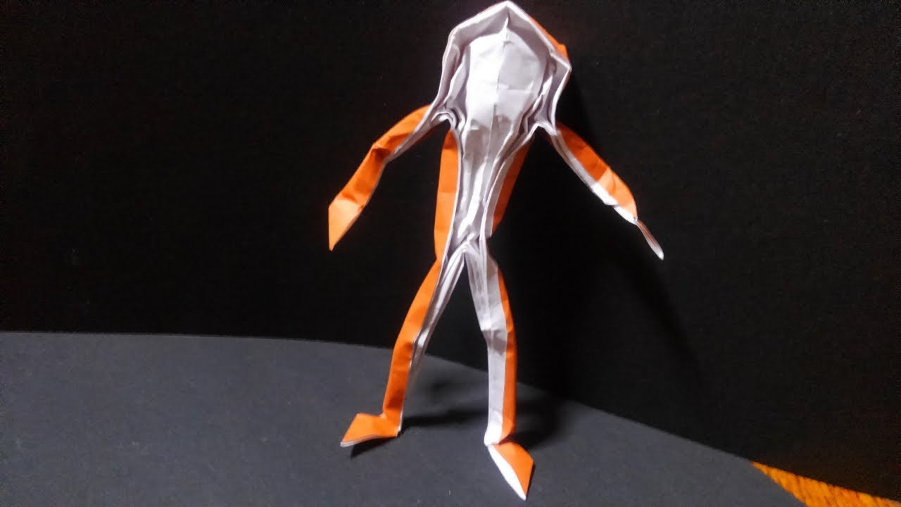 Origami Human 折り紙 人間の折り方youtube Tv Youtube