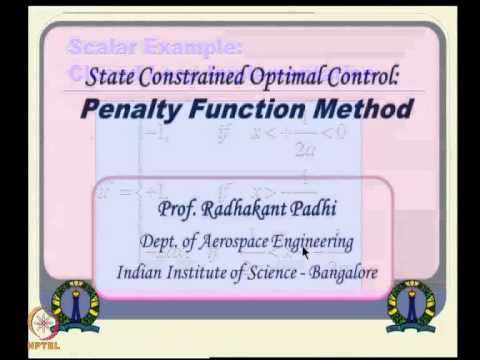 Mod-15 Lec-36 Constrained Optimal Control -- III