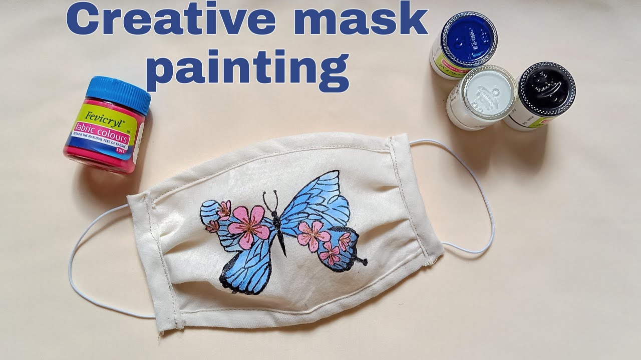 How to make creative mask painting Mask painting