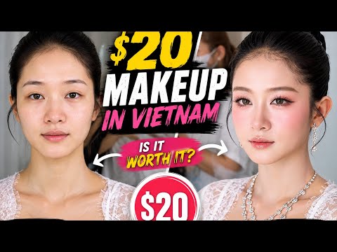 What Does a $20 Makeup Look Like in Vietnam? 🇻🇳 Stunning Bridal Transformation