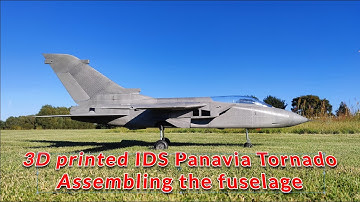 DIY 3d printed IDS Panavia Tornado Assembling the Fuselage  #Jet #printed #plane #diy