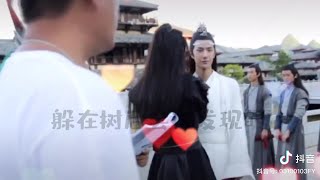'The Untamed' BTS: YiZhan so sweet moment  BJYXSZD