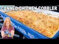 CANNED CHICKEN COBBLER, A Delicious Casserole Dinner Idea image