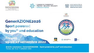 Evento Conclusivo Generazione2026. Sport Powered By Youth And Education