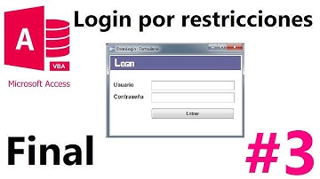 Formulario Login con restricciones (Parte 3) Final