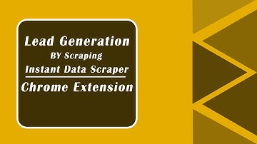 Data generation by Instant data scraper | Instant data scraper - Best Web Scraping Tools | Extension