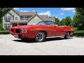 1970 Pontiac GTO Judge Convertible in Red 400 Ram Air 4 Speed & Ride My Car Story with Lou Costabile