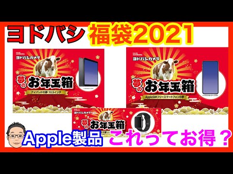 Apple - ヨドバシカメラ福袋アイパッドの夢10インチ iPadの夢！ヨドバシカメラの福袋2021！夢のお年玉箱開封