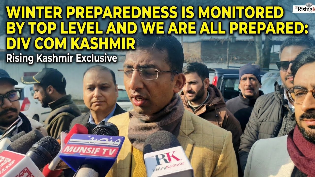 Winter Preparedness is Monitored by Top Level and we are all Prepared: Div Com Kashmir 