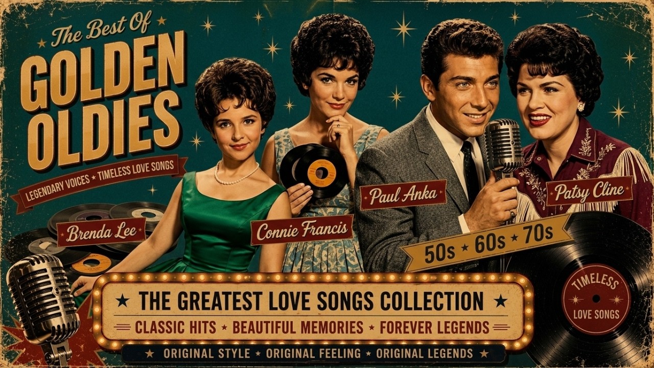 Guarda Golden Love Songs❤️ | Brenda Lee, Connie Francis, Doris Day, Paul Anka & Ricky Nelson Style | 50s su YouTube Guarda Golden Love Songs❤️ | Brenda Lee, Connie Francis, Doris Day, Paul Anka & Ricky Nelson Style | 50s su YouTube