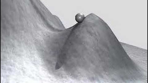 Blender snow test + physics2