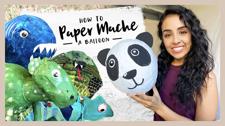 HOW TO PAPER MACHE A BALLOON + EASY RECIPE + TIPS FOR TEACHERS AND PARENTS!