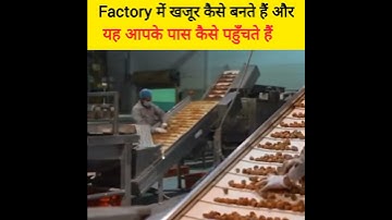 आखिर Factory मे खजूर कैसे बनते है #shorts