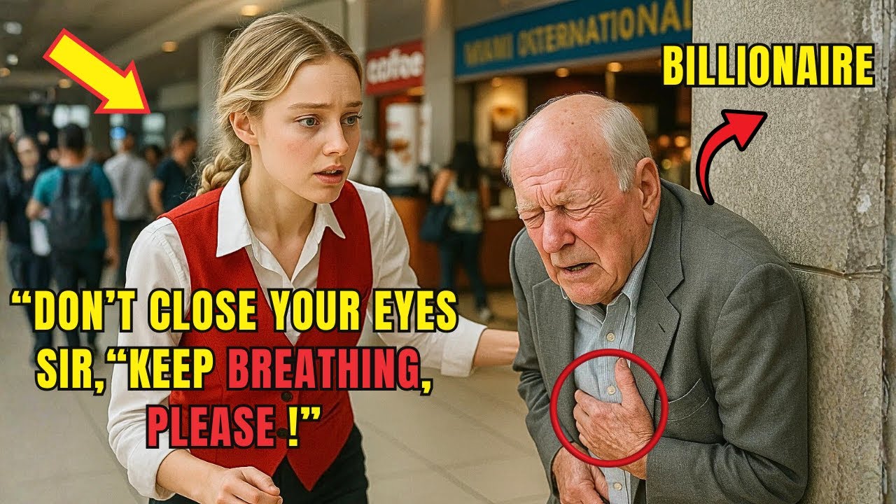 A Simple Waitress Missed Her Flight to Help an Old Man — Unaware He Was ...
