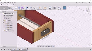 Create handle on the shaft of automata in Fusion 360 by Rob Thomas