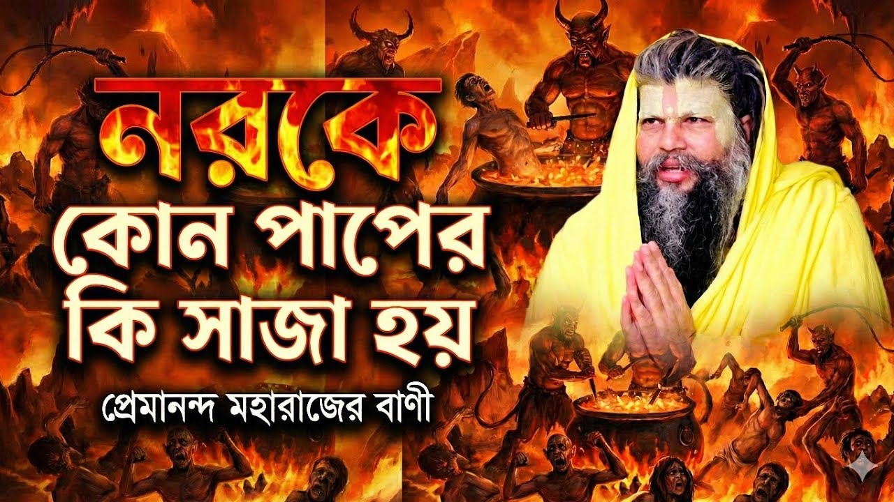 গরুড় পুরাণ অনুযায়ী নরকে কোন পাপের কি সজা? প্রেমানন্দ মহারাজের বাণী। Premanand Maharaj bangla.