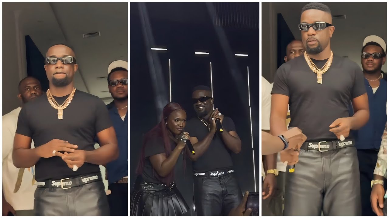 Саркоди неожиданно появился на концерте Amaarae «Blackout Homecoming».