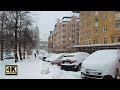 Helsinki Finland is Winter Wonderland! Sunday Morning Walk in Heavy Snowfall (31 Jan 2021)