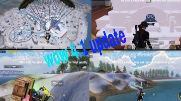 4.1 UPDATE NEW WINTER EVENT INPUBG MOBILEBEST FEATURES Wow 4.1 Update