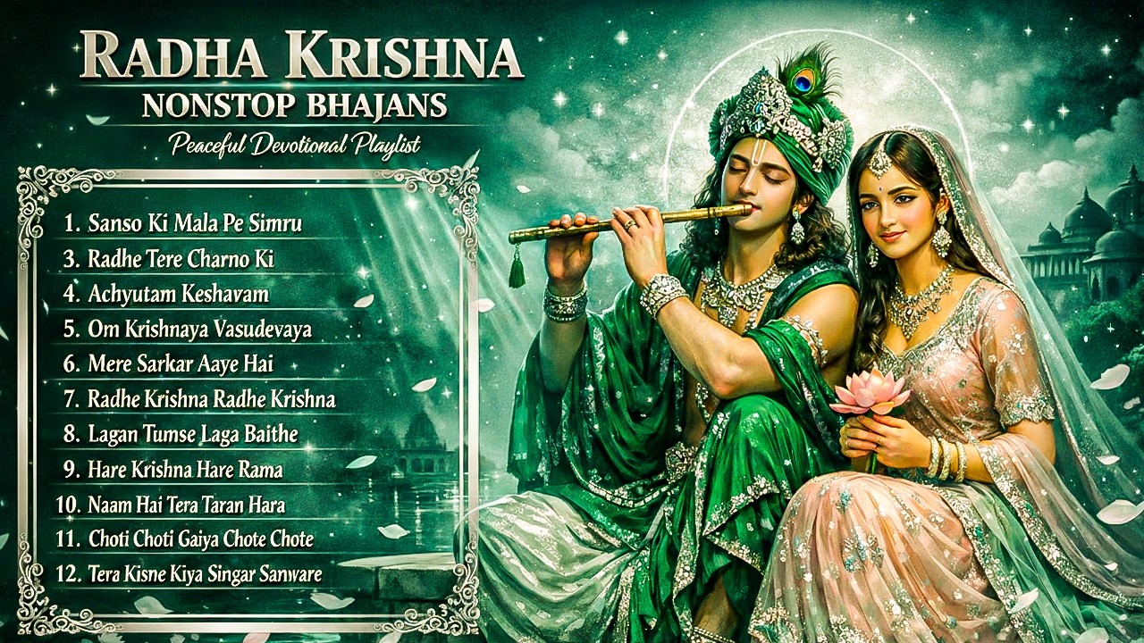 11 Nonstop Radha Krishna Bhajans 2025 | Peaceful Morning Bhakti Songs for Inner Peace