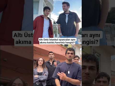 Altı Üstü İstanbul oyuncuları sette "Siyah olur göz altlarım" akımına katıldı