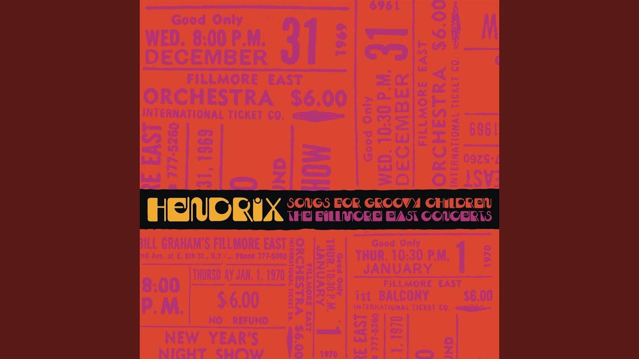 洋楽 Jimi Hendrix Eazy Rider Studios Sessions Ezy Ryder (Live at the Fillmore East, NY - 12/31/69 - 2nd Set