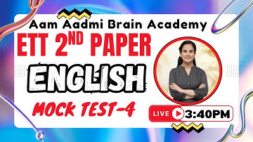 ETT CADRE| ENGLISH | 2nd paper preparation | ett 5994 new update | ett 6635 new update