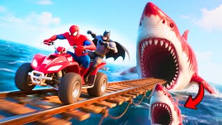 الرجل العنكبوت انقاذ باتمان Spider-Man Rescue batman vs iron man vs venom funny Game GTA 5 superhero