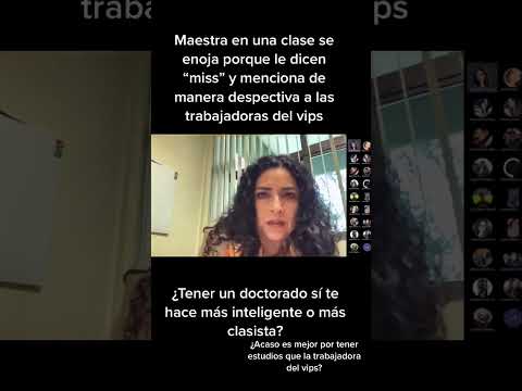 Maestra se enoja porque le dijeron "miss"