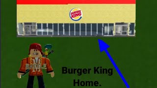 TOURING MY BURGER KING HOME IN BLOXBURG (Roblox)
