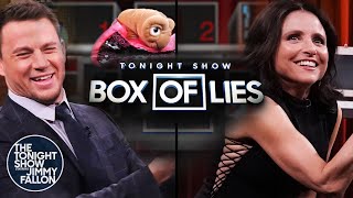 Tonight Show Box of Lies with Channing Tatum and Julia Louis-Dreyfus