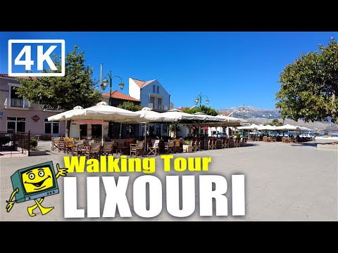 Lixouri - Kefalonia - Greece - 4K Walking Tour - June 2022