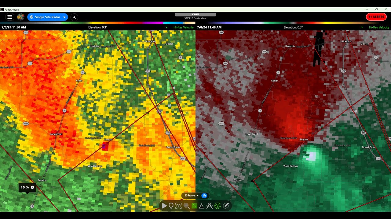 LIVE STORM CHASING HUGE TORNADOES - OUTBRK