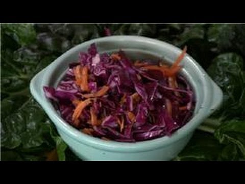 Cabbage Recipes : Red Cabbage Asian Crunch Salad