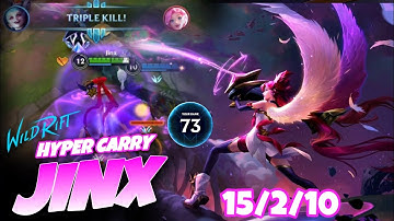 Wild Rift | JINX AND LULU IS A CRAZY BOTLANE IN PATCH 3.3C |GAMEPLAY |Build & Runes #wildrift #jinx