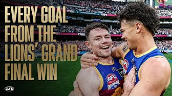 EVERY goal from Brisbane's 47-point premiership triumph