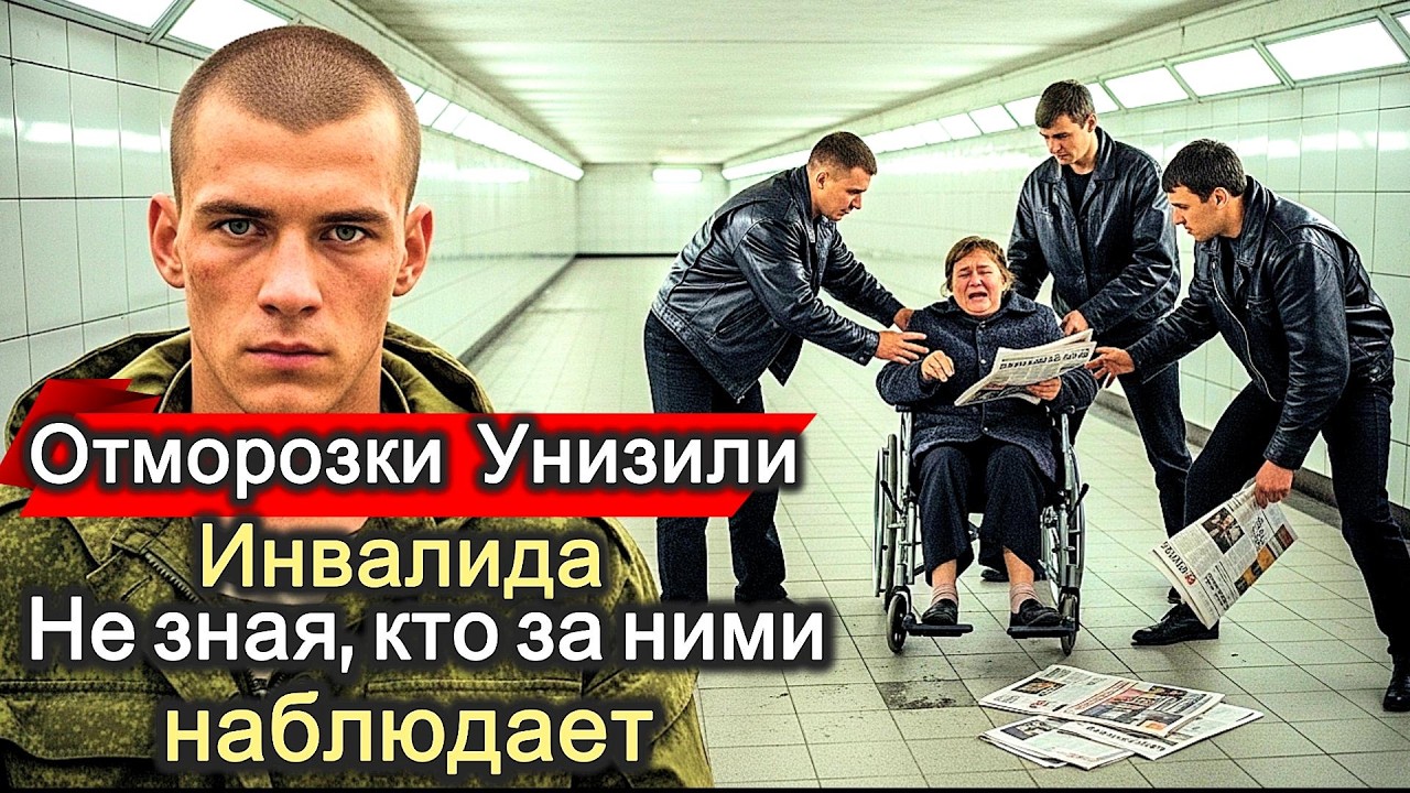 Бандиты унизили ИНВАЛИДА в переходе, но не знали, КТО за ними наблюдает! История Справедливости