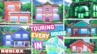 Touring EVERY HOUSE in Overlook Bay & Rating Them!!! Which one should you get? | Roblox Overlook Bay