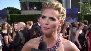 Heidi Klum and Seal: 62nd Primetime Emmys Red Carpet 2010